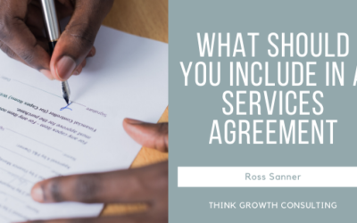 What Should You Include in a Services Agreement